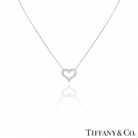 Tiffany & Co. Platinum Diamond Hearts Pendant 0.54ct TDW Tiffany & Co. Platinum Diamond Hearts Pendant 0.54ct TDW
